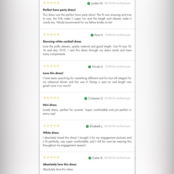 MINI DRESS - PLUNGE BALLOON SLEEVE DRESS IN WHITE - Picture 6 of 8